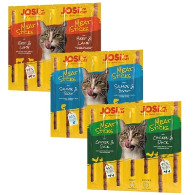 JOSERA JosiCat Meat Sticks Mix Smaków 3x35g