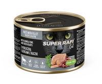 DOLINA NOTECI Super Rafi Cat P&F z perliczką i sercami z kaczki dla kotów sterylizowanych 185g