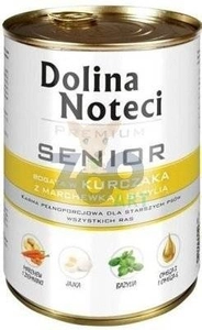 Dolina Noteci PREMIUM Senior Kurczak z marchewką i bazylią 400g