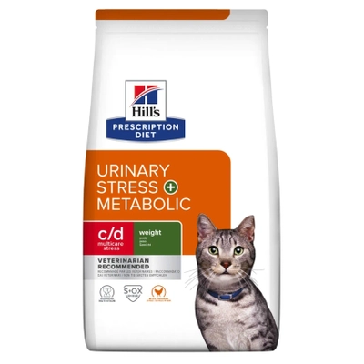 HILL'S PD Prescription Diet c/d Urinary Stress+ Metabolic Feline 2,5kg\Opakowanie uszkodzone (9137) !!!  