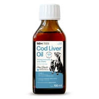 Lab-v Cod Liver Oil – Olej z wątroby dorsza 100% dla psa i kota 100 ml