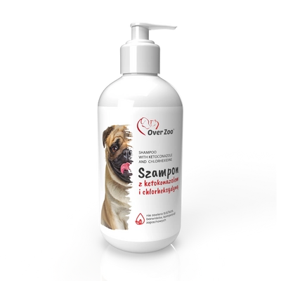 OVER ZOO Szampon z ketokonazolem chlorheksydyną 250ml