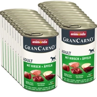 ANIMONDA GranCarno Adult Dog smak: Jeleń i jabłko 18x400g