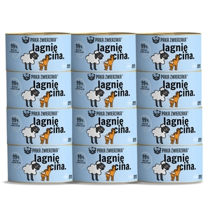 Paka Zwierzaka- karma mokra jagnięcina 12x200g