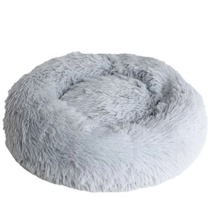 SNAPPY legowisko dla zwierząt przytulne donut szary S 50x50x15cm