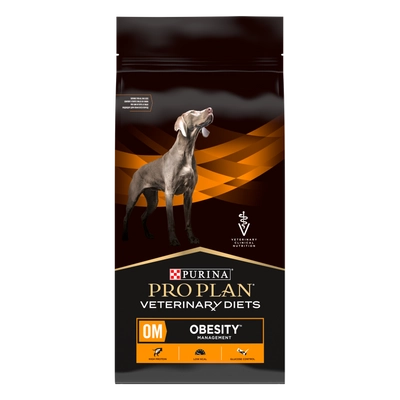 PRO PLAN Veterinary Diets Canine OM Obesity Management Karma dla psów 12kg  /Opakowanie uszkodzone (1480)