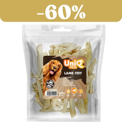 UNIQ PETS przysmak dla psa racice jagnięce 300g