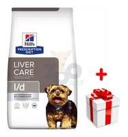 HILL'S PD Prescription Diet Canine L/d Liver Care 1,5kg + niespodzianka dla psa GRATIS!