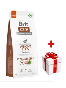 BRIT CARE Dog Hypoallergenic  Weight Loss Rabbit 12kg + niespodzianka dla psa GRATIS!