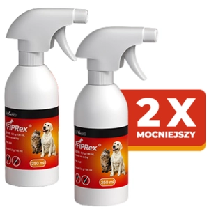 Fiprex Spray, 0,5 g/250 ml, roztwór na skórę dla psów i kotów (2szt)