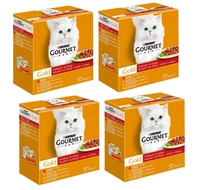 Purina Gourmet Gold kawałki w sosie mix(wołowina, indyk, łosoś, kurczak) 32x85g