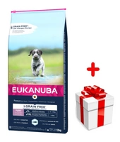 EUKANUBA Puppy&Junior Large Breeds Grain Free 12kg + niespodzianka dla psa GRATIS!