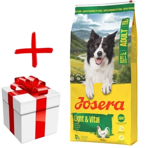 JOSERA Adult Light & Vital 12,5kg + NIESPODZIANKA DLA PSA GRATIS!