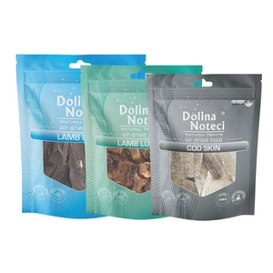 DOLINA NOTECI Natural Treats Zestaw suszonych gryzaków dla psów 280g