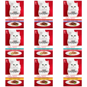 GOURMET mon Petit Pokarm dla kotów - MIX SMAKÓW 72x50g