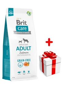 BRIT CARE Grain-free Adult Salmon 12kg  + niespodzianka dla psa GRATIS!