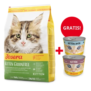 JOSERA Kitten Grainfree 10kg + 2x puszka 200g GRATIS!!