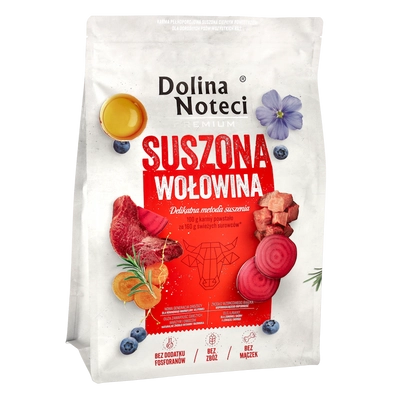 DOLINA NOTECI Premium Wołowina- karma suszona dla psa 3kg