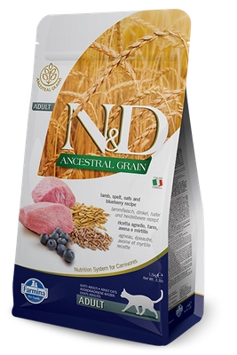 Farmina N&D Ancestral Grain feline ADULT 5kg opakowanie uszkodzone (3007)