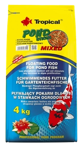 TROPICAL Pond Sticks Mixed 4kg / Opakowanie uszkodzone (4747,5332,13) !!!