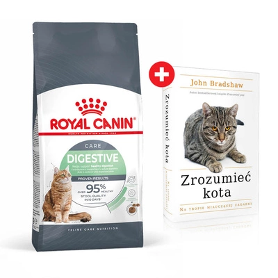 ROYAL CANIN®   Digestive Care 10 kg karma sucha dla kotów dorosłych wspierająca prawidłowe trawienie + Książka ,,Zrozumieć kota'' GRATIS