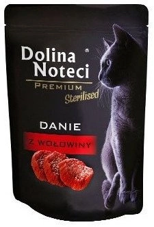 Dolina Noteci Premium danie dla kotów sterylizowanych z wołowiną 85g 