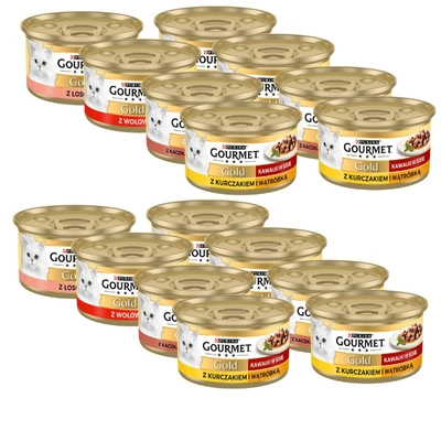 Purina Gourmet Gold Mix smaków 48x85g