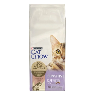 PURINA Cat Chow Sensitive Karma z łososiem 15kg