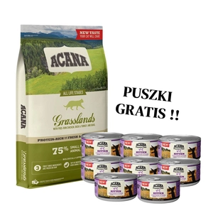 ACANA Grasslands Cat 4,5kg +  8szt. Acana Pate KITTEN 85g GRATIS!!