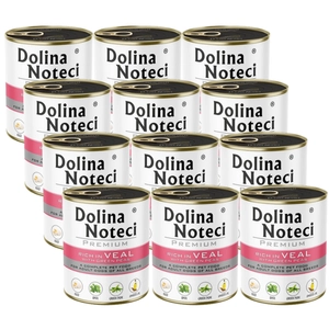 Dolina Noteci PREMIUM bogata w cielęcinę z zielonym groszkiem 12x800g