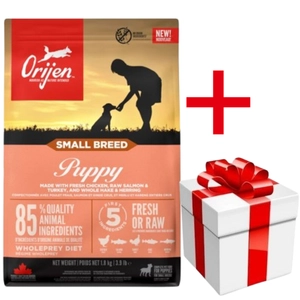 ORIJEN  SMALL BREED PUPPY 1,8 KG+ niespodzianka dla psa GRATIS!