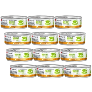 Disugual Karma mokra dla kota Weterynaryjna WEIGHT Indyk (dorosły) 12x85g