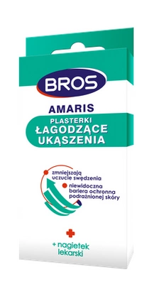 BROS Amaris - plasterki łagodzące ukąszenia 20szt