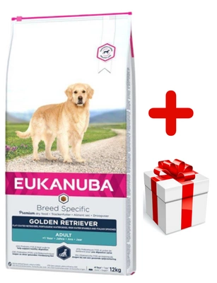 Eukanuba adult golden retriever 12kg + niespodzianka dla psa GRATIS!