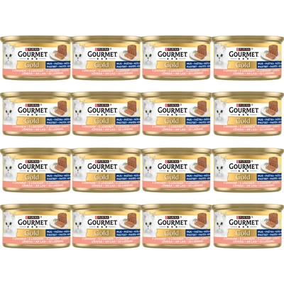 Purina Gourmet Gold mus z łososiem 48x85g