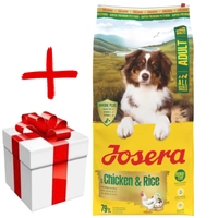 JOSERA Chicken&Rice 12,5kg + NIESPODZIANKA DLA PSA GRATIS!