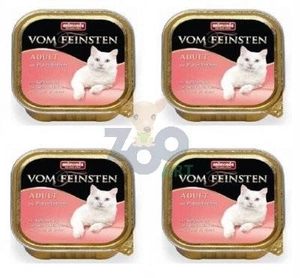 ANIMONDA Vom Feinsten Adult Cat smak: z sercami indyka 32x100g