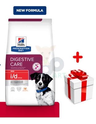 HILL'S PD Prescription Diet Canine i/d stress mini 1kg + niespodzianka dla psa GRATIS!