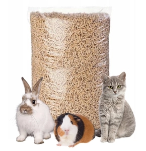 EcoPellet Ekologiczny żwirek drewniany pellet dla kota, świnki, królika 14,5kg//Opakowanie uszkodzone (2600) !!!