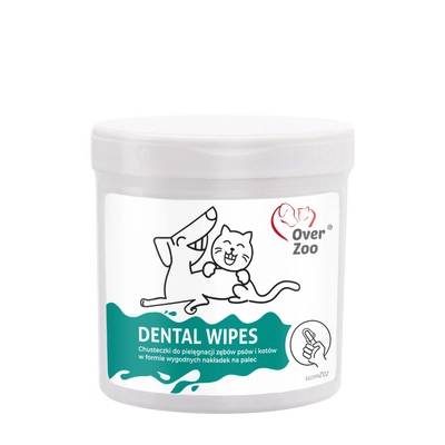 OVER ZOO Dental Wipes chusteczki do pielęgancji zębów 50szt