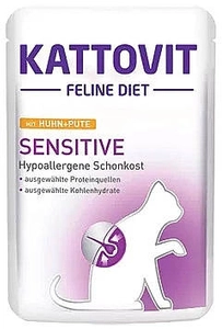 Kattovit Sensitive kurczak+indyk 85g saszetka