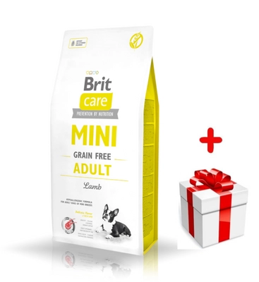 BRIT CARE Mini Grain-Free Adult Lamb 2kg + niespodzianka dla psa GRATIS!