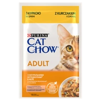 PURINA Cat Chow Adult Karma dla kotów z kurczakiem i cukinią w galaretce 85g