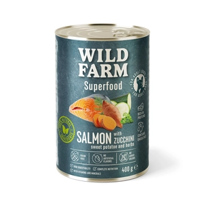 WILD FARM Superfood Salmon 400g bezzbożowa karma dla psa