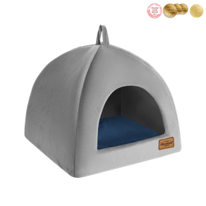 RECOBED budka dla psa Welurove szara S 40x40cm