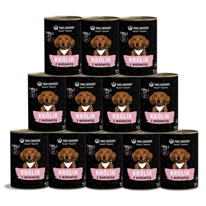 Paka Zwierzaka - Seventh heaven - Królik z wołowiną (rabbit & beef) 12x400g