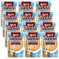 INABA  Cat Ciao Broth - karma uzupełniająca dla kota o smaku kurczaka i przegrzebek 12x40g