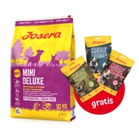 JOSERA Mini Deluxe 10kg + 3x Mix Treats GRATIS!!