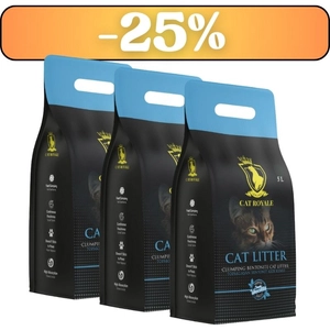 Cat Royale Naturalny żwirek bentonitowy 3x5l