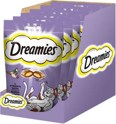 DREAMIES 6x60g - przysmak dla kota z wyśmienitą kaczką